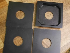 MPP lens boards 4x copal 0 flat and recessed MK 1 -7 possible homemade bakerlite - Picture 1 of 6