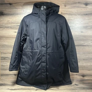 LL Bean blau Full Zip Kapuze langer Mantel Parka Damen 3XL Top Zustand - Bild 1 von 9