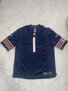 Chicago Bears NFL Justin Fields Nike On Field Football Jersey Mens XL Blue - Picture 1 of 12