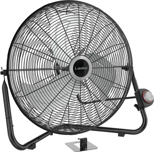 Lasko 20" Black High Velocity Wall Mount Fan with Pivoting Head - 3 Speeds, Idea - Picture 1 of 12
