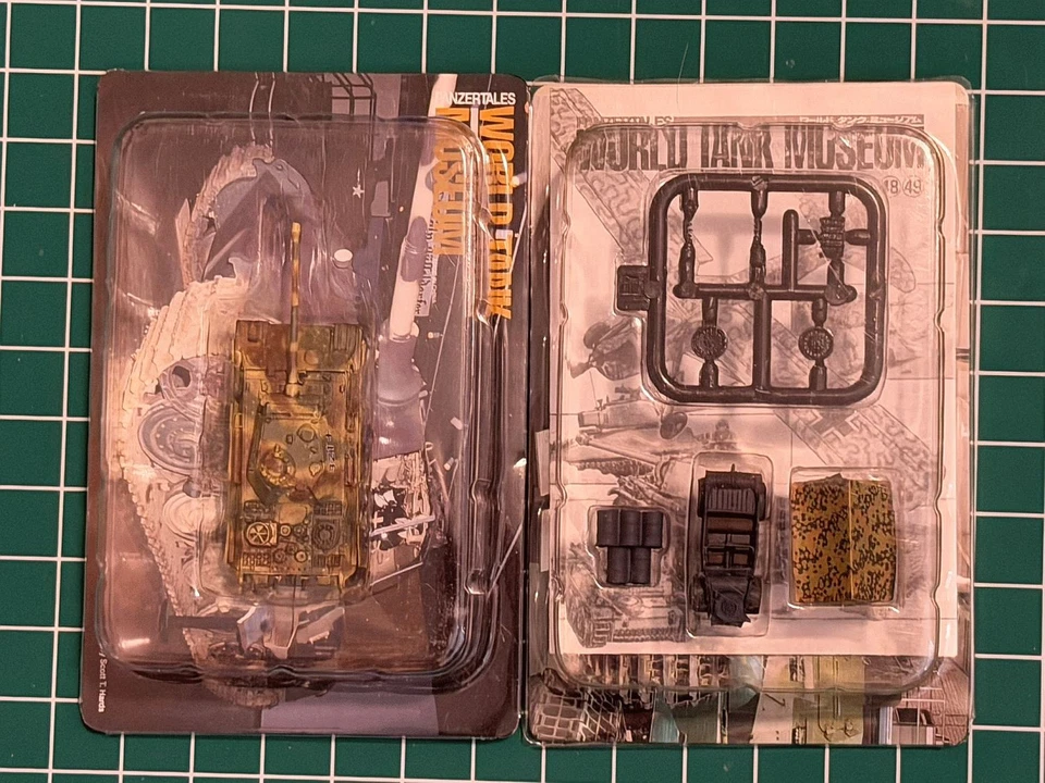 Museo Mundial de Tanques escala 1/144 Panther + Kubelwagen accesorios de tienda Foto 1 de 1