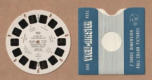 Vintage View-Master reel #703 A Day at the Circus, Ringling Bros. and Barnum & B - Picture 1 of 1