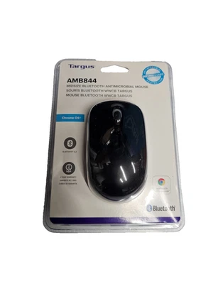 Targus AMB844 3-Button BLACK Bluetooth Antimicrobial Mouse - Image 1 of 3