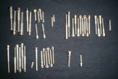 Juego de pernos de motor de acero inoxidable pulido Honda Xl350 1974-1975 K0 K1 Foto 1 de 3