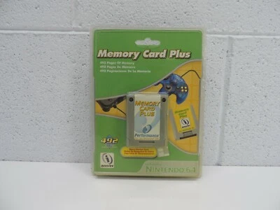 Vintage Nintendo 64 Memory Card Plus InerAct SEALED - Image 1 of 3