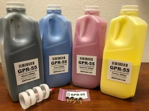 (996g/680g) GPR-55 Toner Refill für Canon C5535, C5540, C5550, C5560 + 4 Chip - Bild 1 von 5