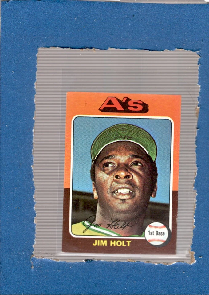 1975 Topps Mini #607 Jim Holt EX/NM Athletics ID:41594 - Image 1 of 1