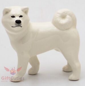 Porcelain Figurine of the Akita dog