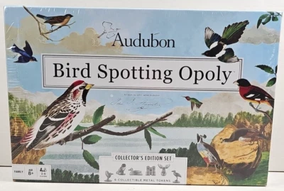 Audubon Bird Spotting Opoly Collectors Edition Strategy Board Game Fun Gift NEW - Image 1 of 4