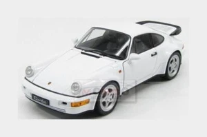 1:18 WELLY Porsche 911 964 Turbo 1990 White WE18026W - Foto 1 di 2