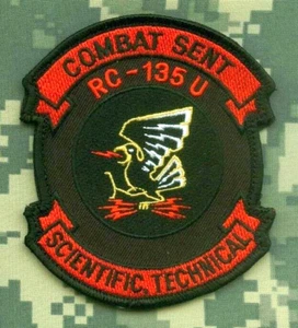 AFSOC BOEING RC-135U COMBAT SENT vêlkrö INSIGNIA PATCH: SCIENTIFIC TECHNICAL - Bild 1 von 12