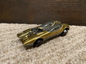 Vintage 1968 Hot Wheels Gold Splittin' Image Redline Spielzeug Auto - SELTEN - gebogene Räder - Bild 1 von 9