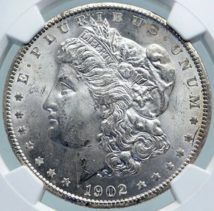 1902 O UNITED STATES of America SILVER Morgan US Dollar Coin EAGLE NGC i87814 - Picture 1 of 5