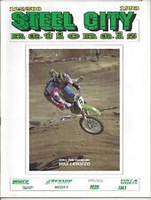 Vintage Steel City Nationals 1993 AMA Motocross Program Mike Larocco Kawasaki