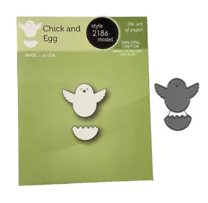Mohn Briefmarken Küken und Ei 2186 Ostern Papercrafting Stanze NEU - Bild 1 von 3
