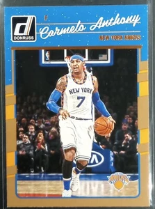 2016-17 Panini Donruss Carmelo Anthony #129 New York Knicks - Picture 1 of 3