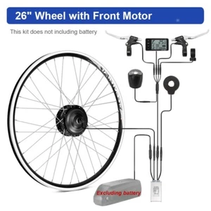 36V250W 26" Electric Bike Conversion Kit Front Hub Motor Wheel Retrofit Kit - Picture 1 of 10