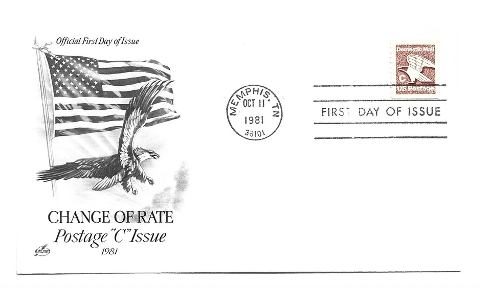1948  'C' (20c) Eagle Non Denominated booklet single ArtCraft FDC - Image 1 of 1