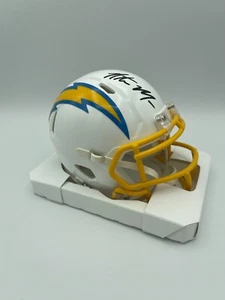  Natrone Means signed  Los Angeles Chargers mini helmet COA/Hologram - Picture 1 of 1