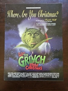 ¿Dónde estás Navidad? Partituras de How The Grinch Stole Christmas 2000 - Imagen 1 de 2