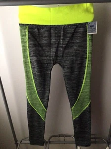 SIEMPRE MUJER ROPA DEPORTIVA ENTRENAMIENTO YOGA PANTALONES ELÁSTICOS TALLA ÚNICA S/M/L GRIS/LIMA NUEVOS CON ETIQUETAS - Imagen 1 de 7