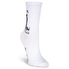 K. Bell Women's White Cat Girl Ankle High Sock - 1 Pair Socks