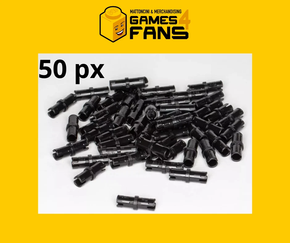 50 pezzi LEGO® Technic Perno Nero 2780 | 61332 - NUOVO Originale! - Immagine 1 di 1