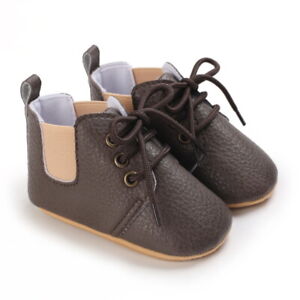 Fashion Baby Boy Crib Pram Shoes Toddler PreWalking Trainers Infant Rubber Boots