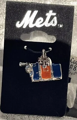 New York Mets Equipo de Béisbol Bolsa Collar Pulsera Dije 925 Esterlina ⚾️ Foto 1 de 3