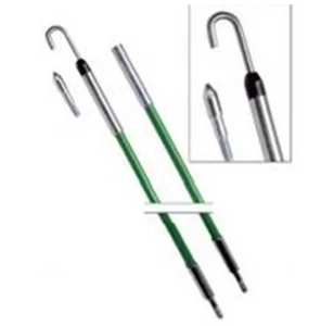 Greenlee Fish Stix 4 Fuß bis 12 Fuß Fiberglas Fisch Stick Kit 540-12 mit Nase & Haken - Bild 1 von 6