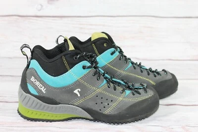 Sapatos de caminhada Boreal Flyers Vent masculino tamanho 5.5 cinza verde leve ao ar livre - Imagem 1 de 4