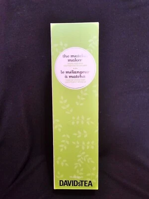 NIB DAVIDs TEA the matcha maker Travel Mug with Frother and Tea Infuser - Image 1 of 4
