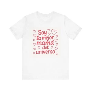Best Mom in the Universe Tee, Gift for Mom, Mother's Day Shirt, Cute Women’s - Picture 1 of 5