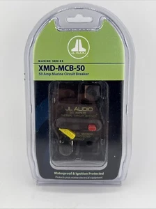 JL Audio XMD-MCB-50 Marine Boat Circuit Breaker Resettable Waterproof 50 Amp - Picture 1 of 2