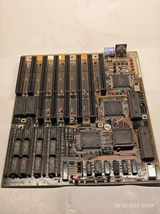 286 PLCC68 Motherboard Aquarius Systems ASI-286 w Intel 12 Mhz CPU & FPU + 1 MB - Picture 1 of 10