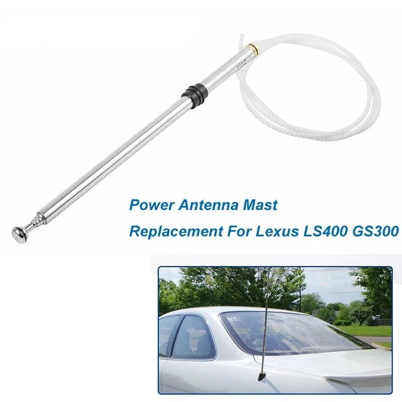 Power Antenna Aerial AM FM Radio Mast Cable For Lexus SC300 SC400 SC430 GS300 ES - Image 1 of 4