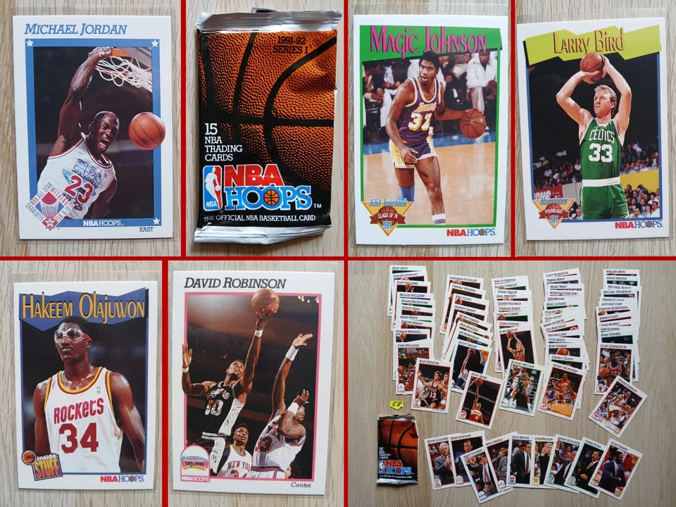 Vintage NBA HOOPS 1991-1992 - Malone, Robinson, Wilkins... [ -5% -15% -25% ] - Photo 1/1
