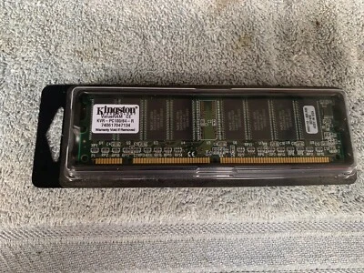 KINGSTON KVR10-PC100/64-R PC100 64MB 8MX64 100MHz Non-ECC CL2 Memory - Image 1 of 4