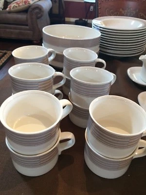 Mikasa "TRACES" China Vintage 1978-79 ~ 72 Piezas Varias Foto 1 de 4