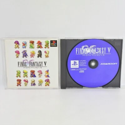 FINAL FANTASY V 5 FF5 PS1 Playstation For JP System 2047 p1 - Image 1 of 4