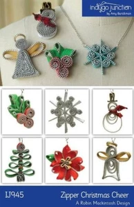 Indygo Junction IJ945 Zipper Christmas Cheer by Robin Mackintosh Amy Barickman - Picture 1 of 6
