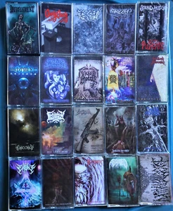 Devourment,Clean Flesh,Frozen Soul,Wormed,Abraded  25 Death Metal Cassette's - Picture 1 of 1