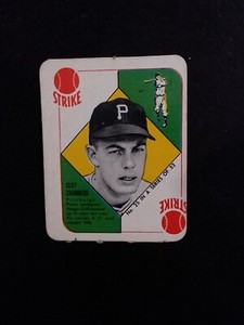 1951 topps red back Cliff Chambers  card no. 25