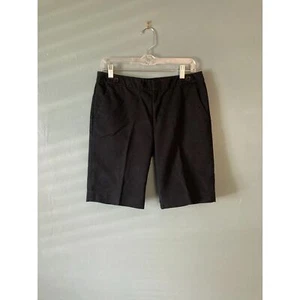 Banana Republic women's black Bermuda shorts size 8, 10" inseam - Picture 1 of 3