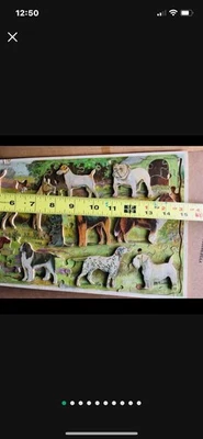 Antiguo rompecabezas de madera de los años 40 perros G J Hayes Co Inglaterra victoria marca registrada Foto 1 de 4