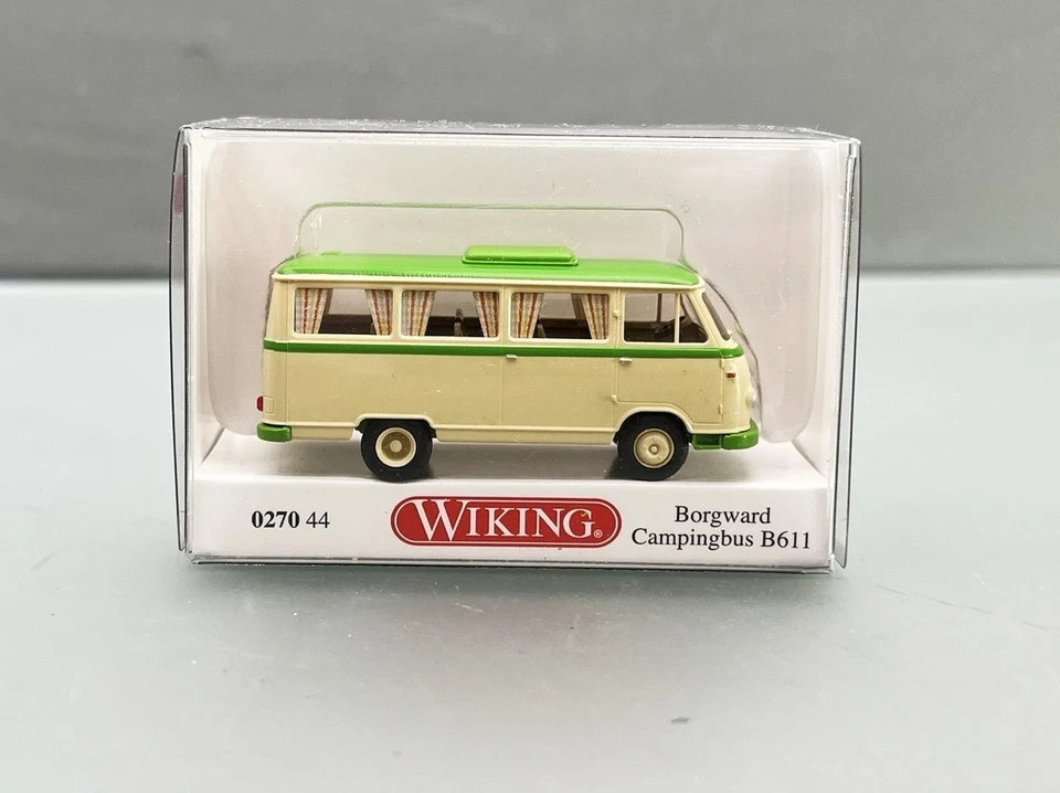 1:87 WIKING 027044 Borgward Campingbus B611 - Immagine 1 di 1