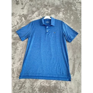 Vineyard Vines Performance Poloshirt Herren mittelblau gestreift kurzarm - Bild 1 von 9
