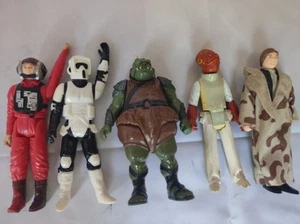 Star Wars Vintage Figuren – Kenner 1980er –5er Set – Luke, Ackbar, Scout Trooper - Bild 1 von 12