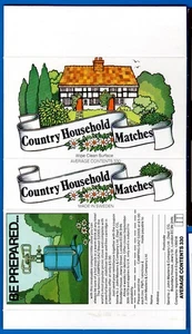 MATCHBOX LABELS SWEDEN-Country Household, large ARTB, 330, export to UK- ** - Picture 1 of 1