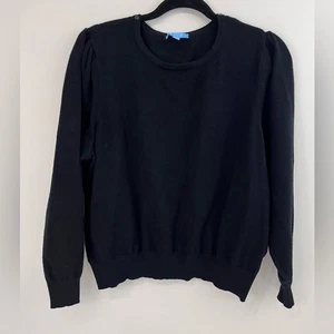Draper James RSVP schwarzer Kaschmirpullover 1X - Bild 1 von 4